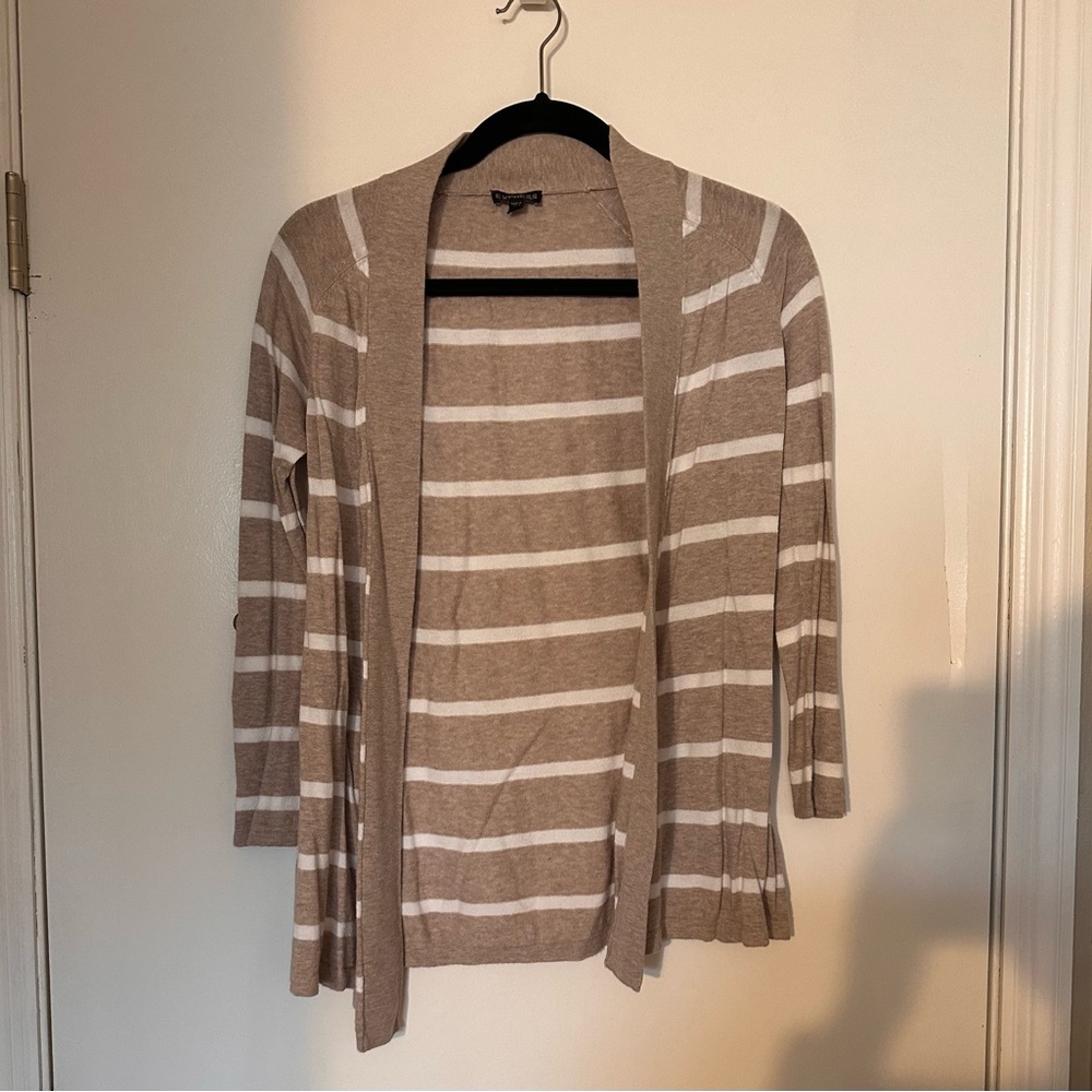 Women's Express Striped Cardigan